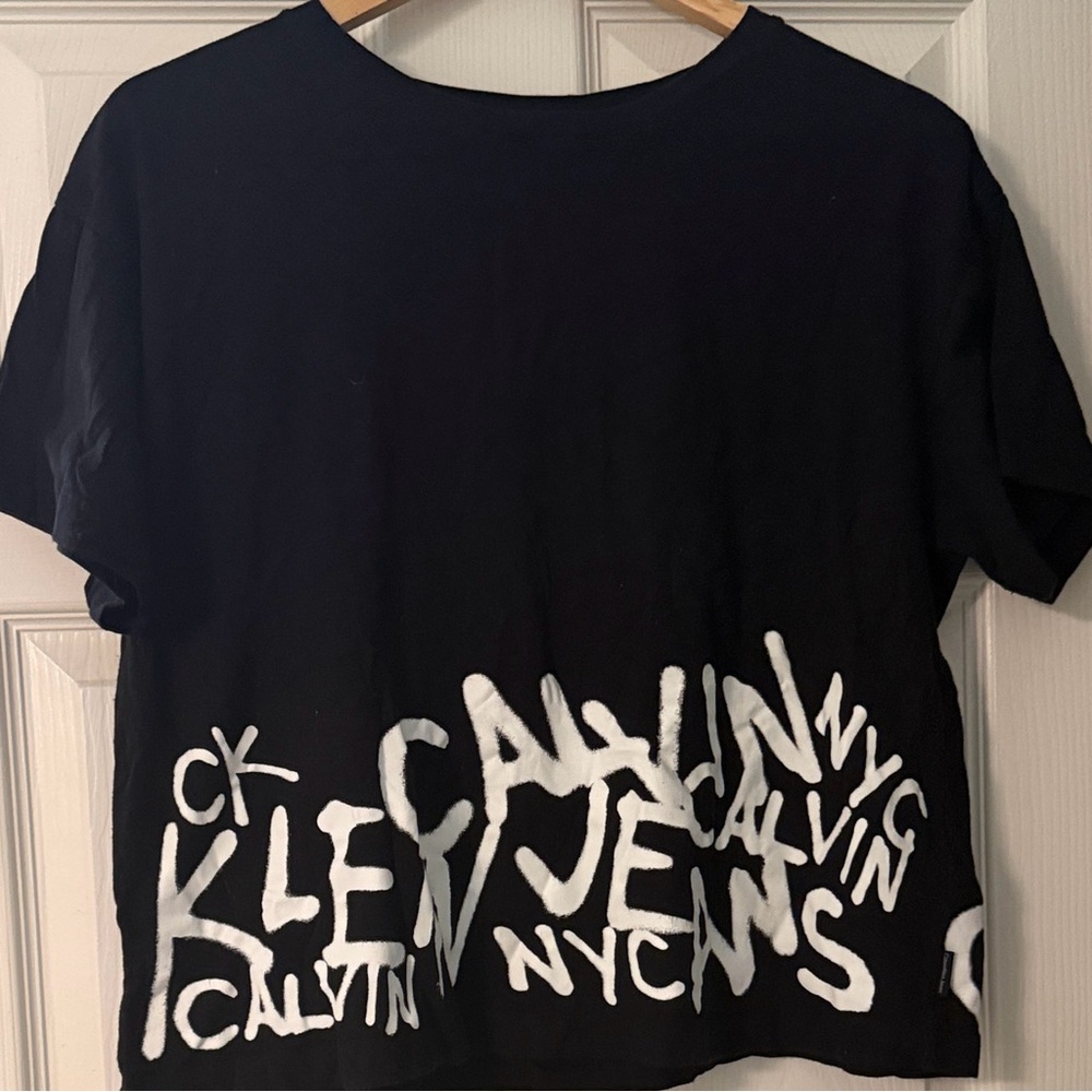 Calvin Klein Jeans Black Tee Size L